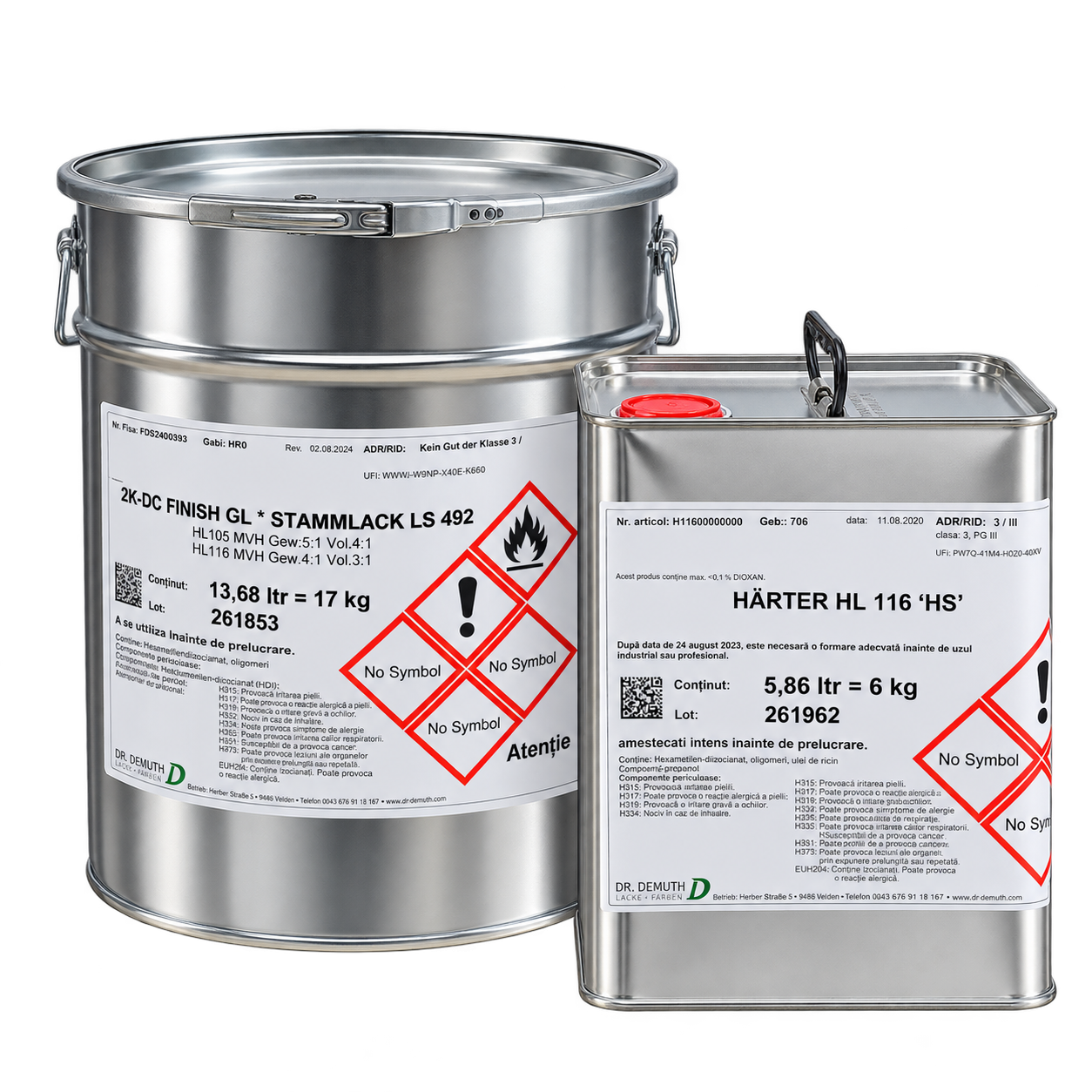 Dr. Demuth 2K-DC FINISH GL STAMMLACK LS 492